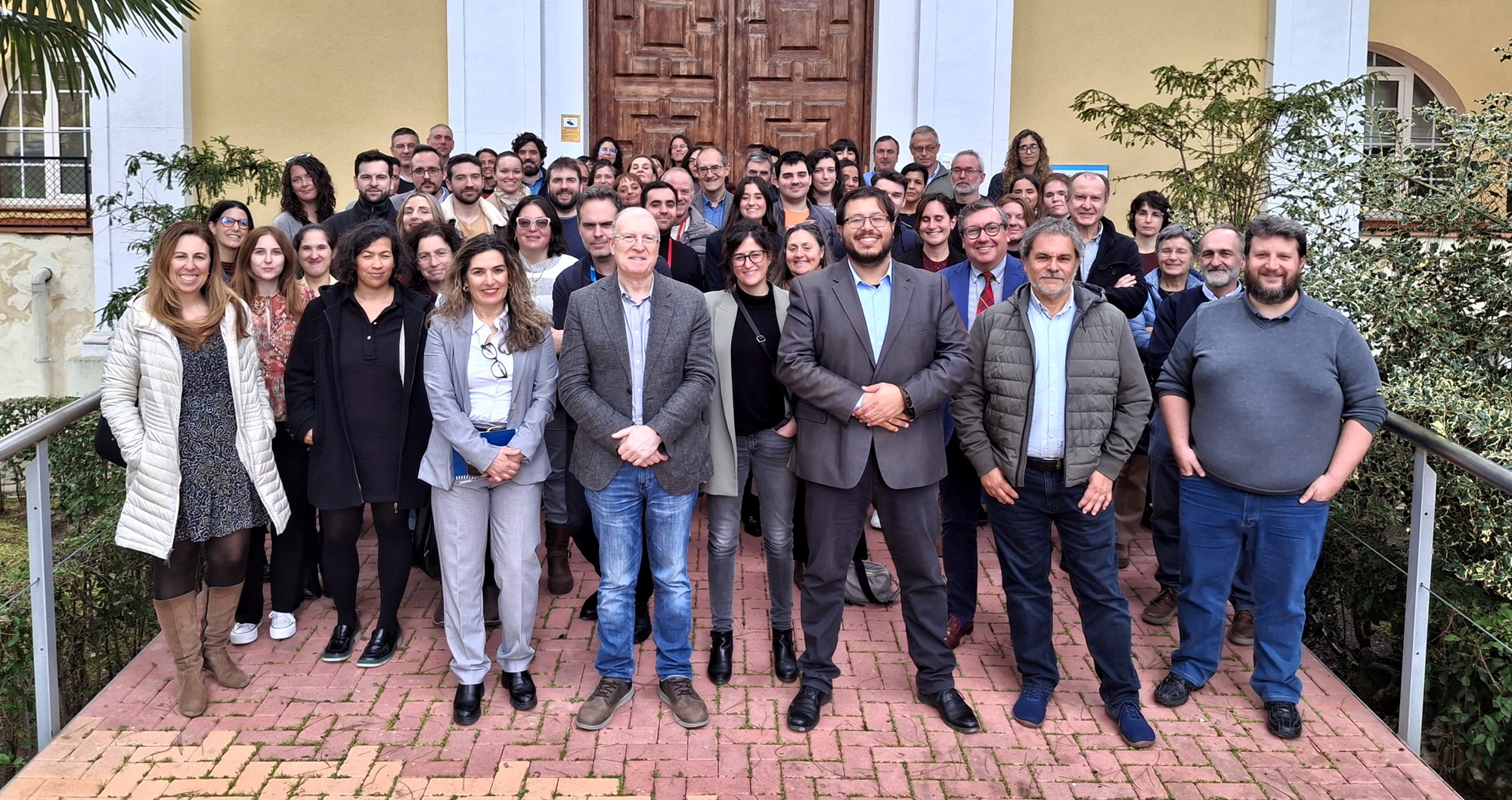 Foto de grupo de la jornada, celebrada en el Campus de Chamartín del ISCIII, en Madrid.