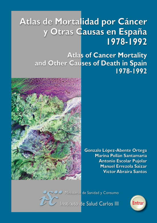 Portada Atlas de mortalidad por Cáncer y Otras Causas en España 1978-1992